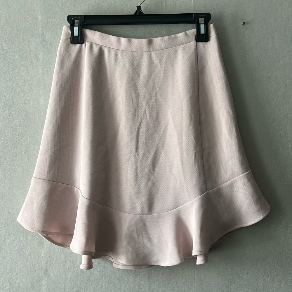 J.Crew Dusty Pink Drapey Twill Swing Skirt Size 00